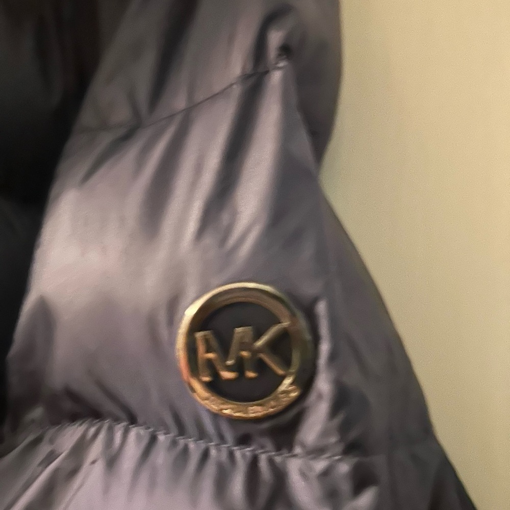Michael Kors Womens Packable Down Jacket 3X Navy Puffer Quilted Lightweight - Picture 4 of 5